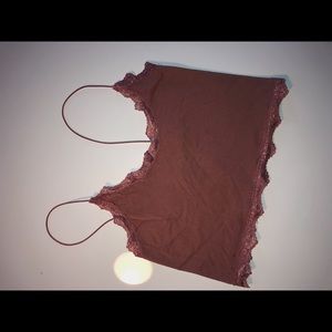 Lace crop top